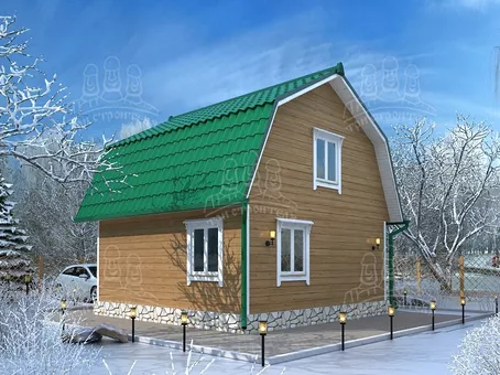 Дом из бруса Д6 - изображение 4 Дом из бруса Д6 - изображение 4