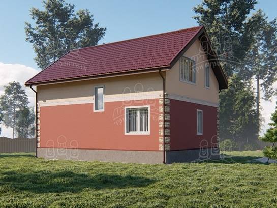 Дом из газобетона ДП42 - изображение 2