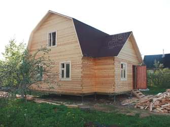 Дом из бруса 7.5х8