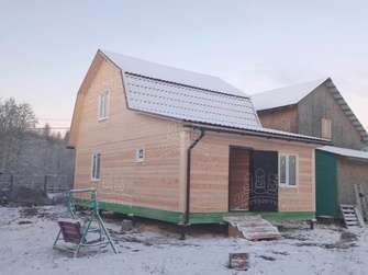 Дом из бруса с отделкой 6х9 метров