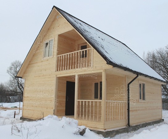 Зимний дом из бруса для круглогодичного проживания