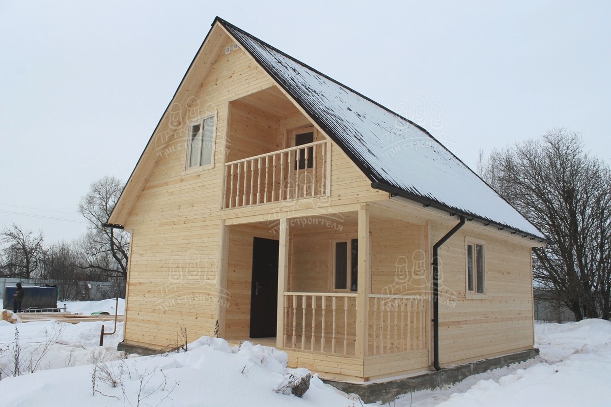 Проекты зимних каркасных домов